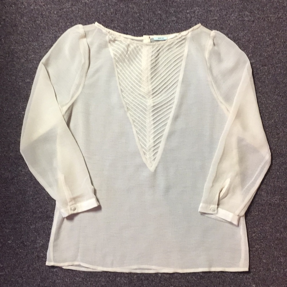 Kimchi Blue Chevron Neck top